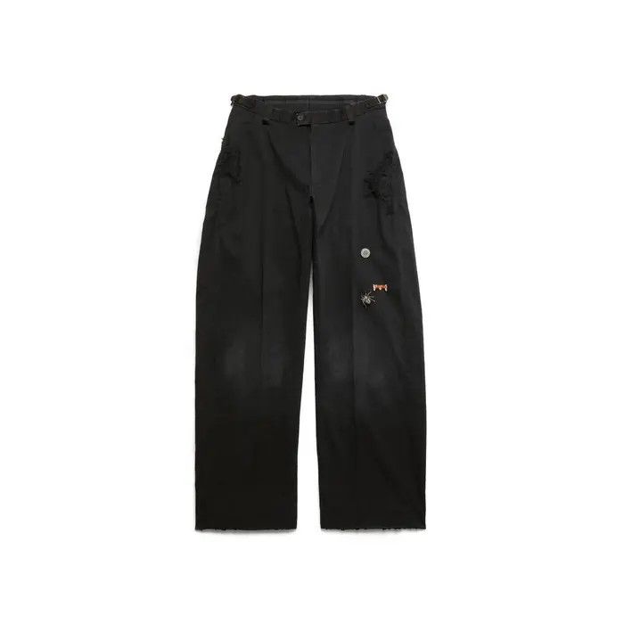 Balenciaga o1tr1nto0326 Goth Tailored Pants in Black Size US 32 / EU 48 - 1 Thumbnail