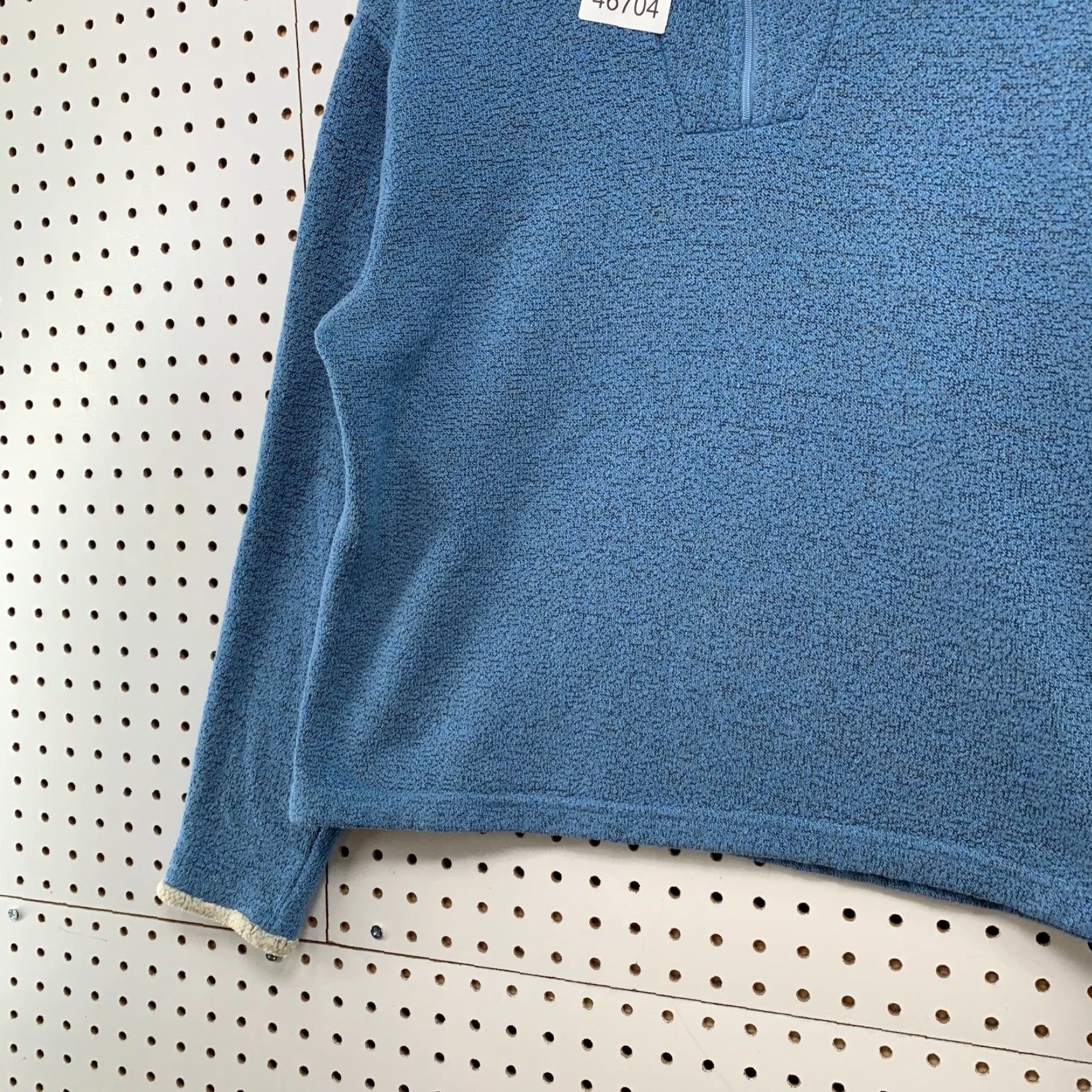 Vintage Kuhl Sweater Womens Large Blue White 1/4 Zip FLeece Sherpa Lined Casual Knit Size L / US 10 / IT 46 - 6 Thumbnail