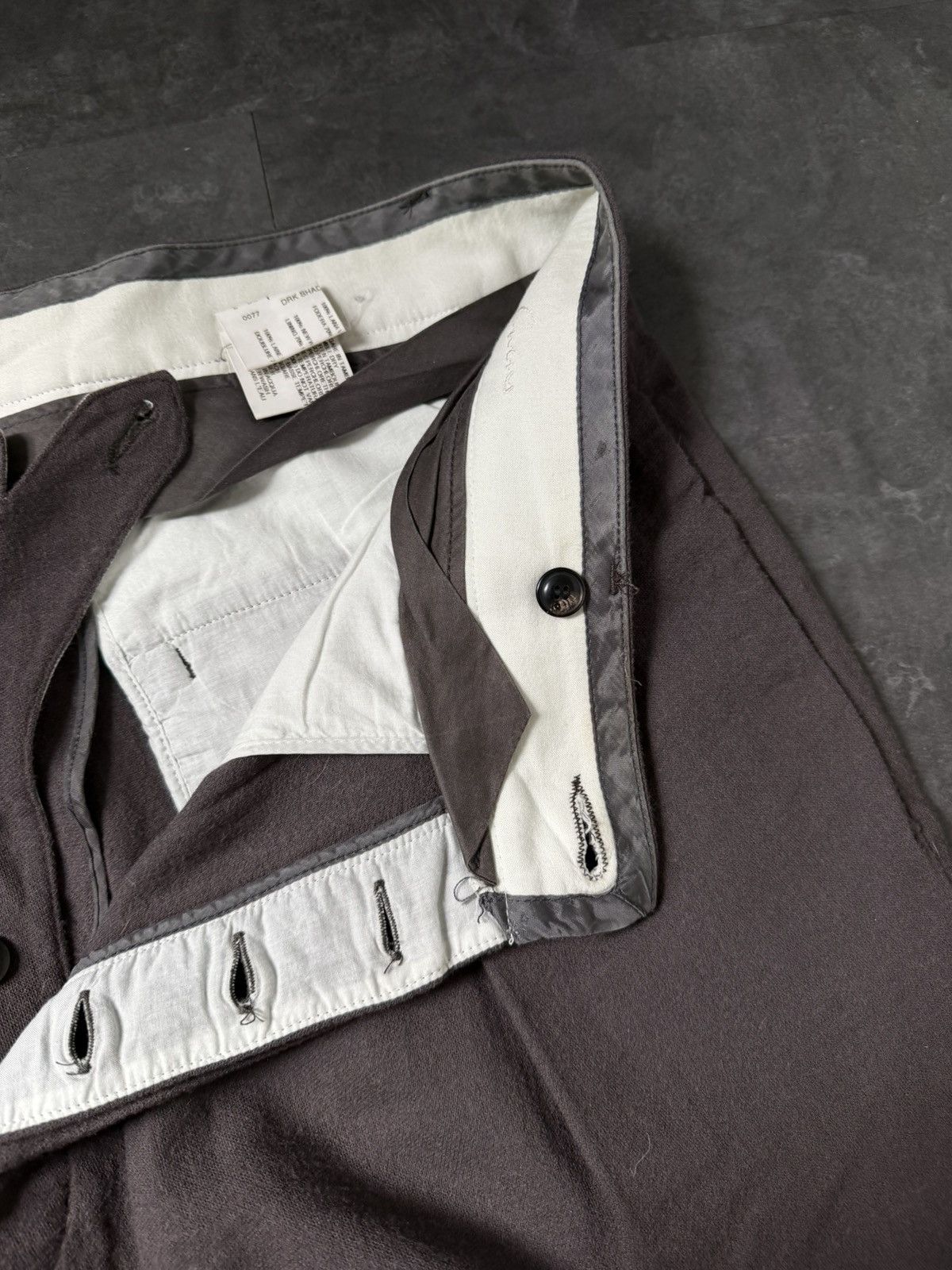 Rick Owens F/W 10 "GLEAM" Cropped Pleated Runway Wool Pants Size US 32 / EU 48 - 12 Thumbnail