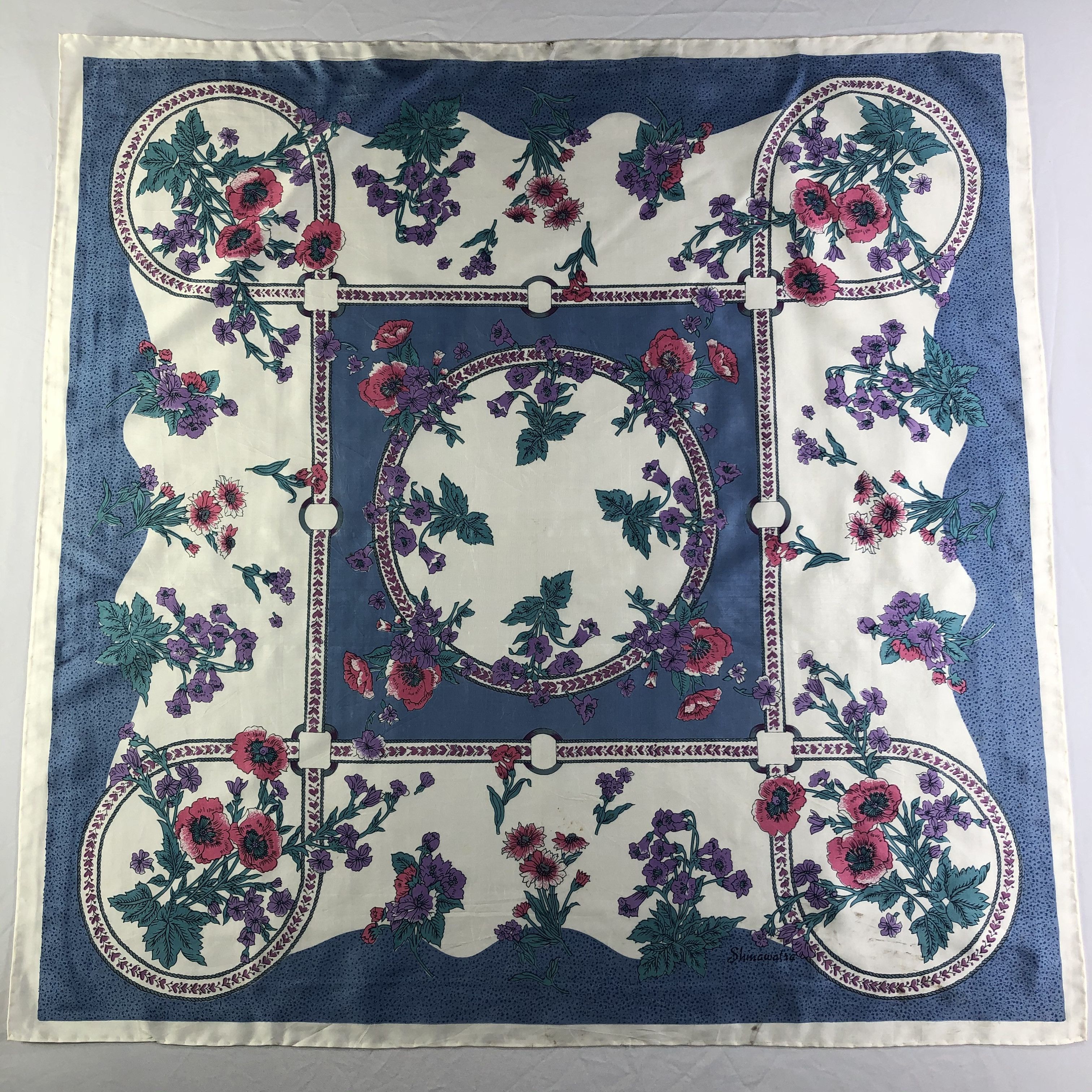 Vintage Vintage Silk Scarf Size ONE SIZE - 2 Thumbnail