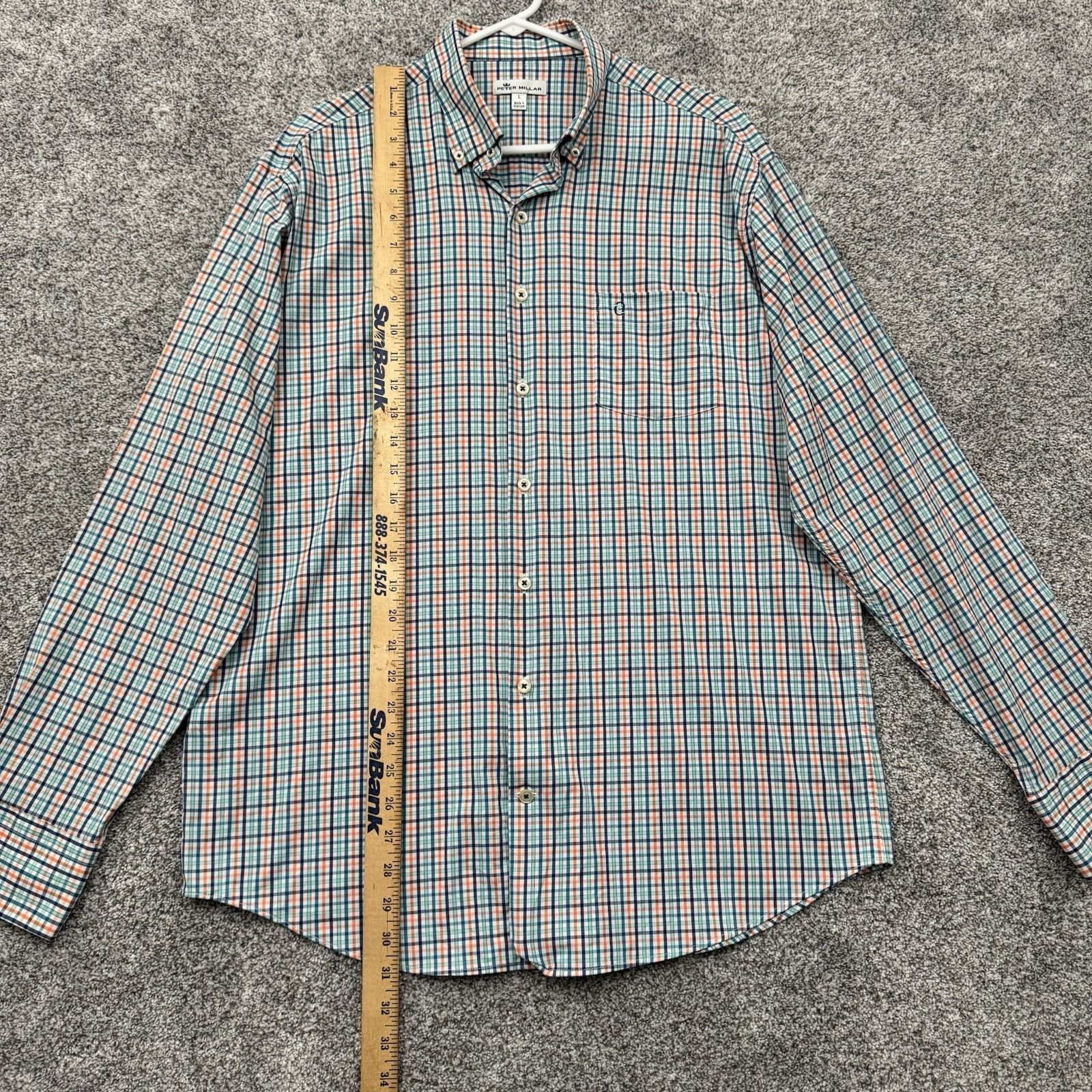 Other Peter Miller Button Up Shirt Men Large Golf Coastal Preppy Size US L / EU 52-54 / 3 - 2 Thumbnail