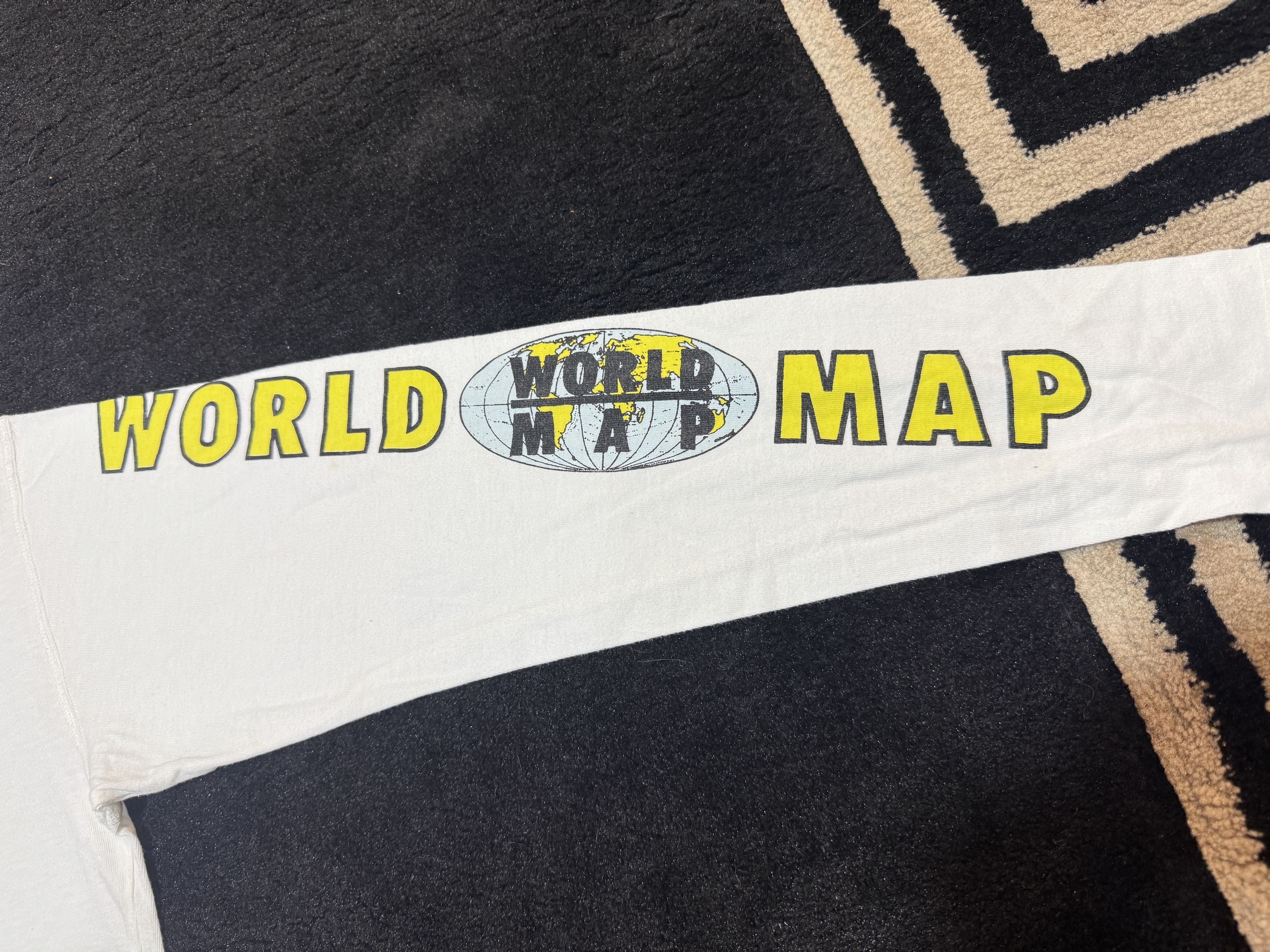 45rpm T shirt 45rpm Studio World Map Long Sleeve White Size Size US M / EU 48-50 / 2 - 5 Thumbnail