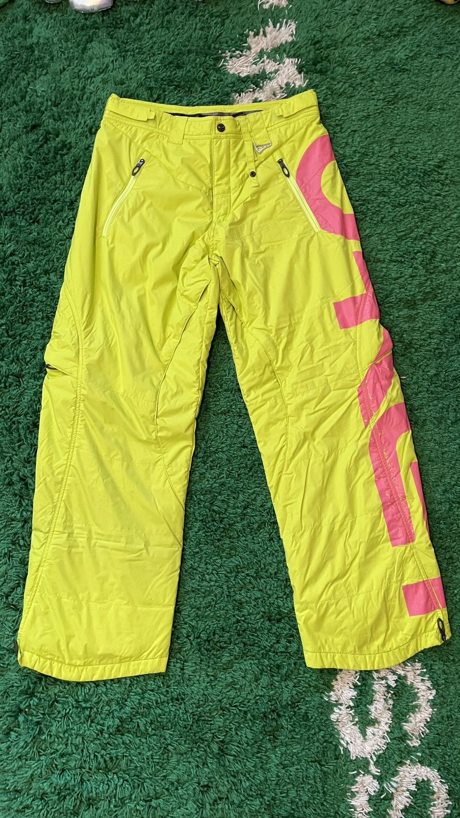 スノーボード Oakley nylon ski pants y2k Archive Vintage Ski Snowboard Pant Trouser Y2K OAKLEY UK M (A3Q