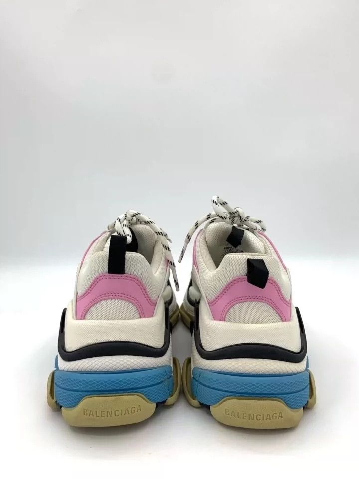 Balenciaga Balenciaga Mesh lace-up platform color-block dad shoes 2502 Size US 5.5 / EU 38 - 4 Thumbnail