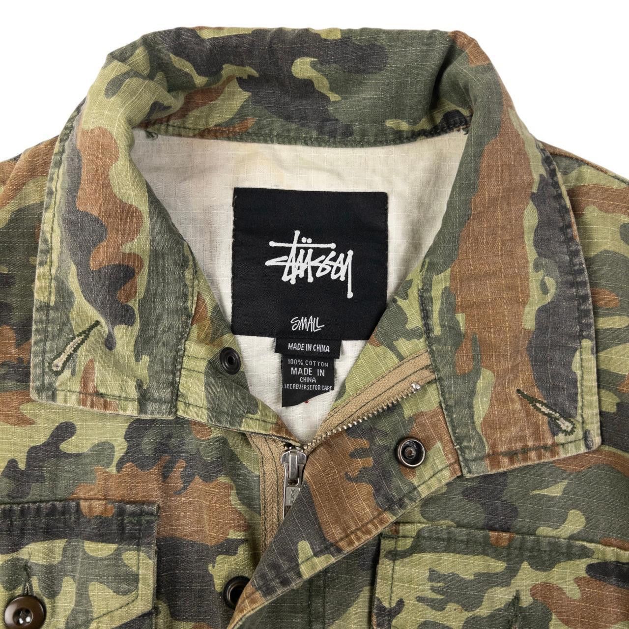 Stussy Vintage Stussy Camo Zip Up Cargo Jacket Size M Size US M / EU 48-50 / 2 - 4 Thumbnail