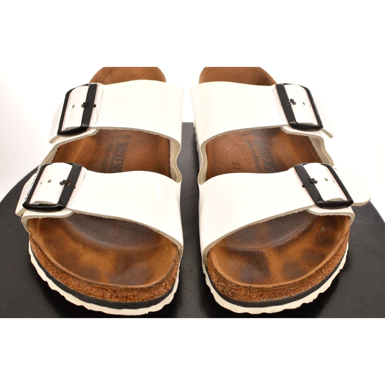 Birkenstock Birkenstock Arizona White Cork Sandals Slides Made in Germany Size EU 37 / US 6 / US Women 6? Size US 6 / IT 36 - 2 Thumbnail