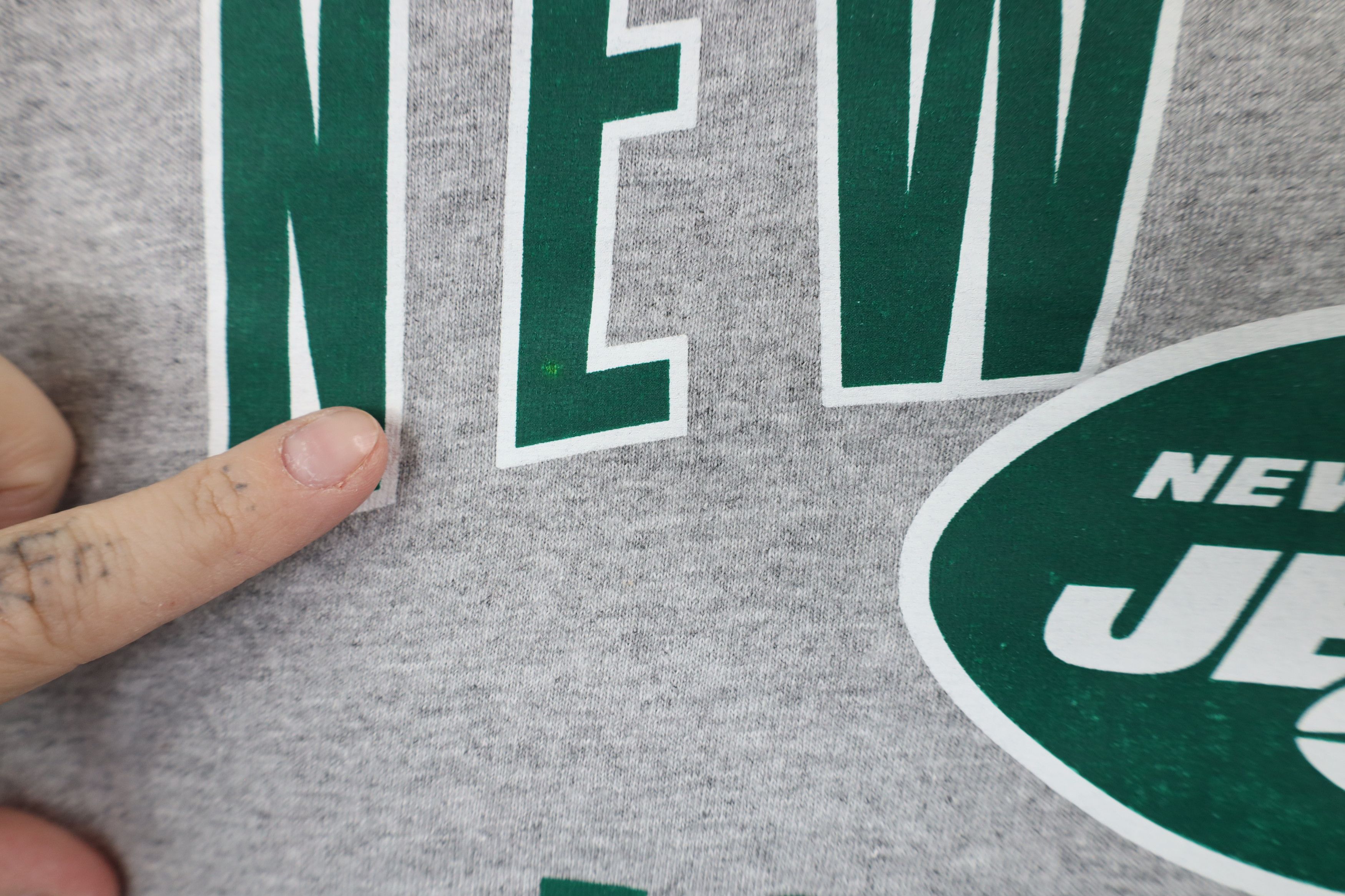 Vintage Vintage Out New York Jets Football Short Sleeve T-Shirt Gray Size US XXL / EU 58 / 5 - 5 Thumbnail