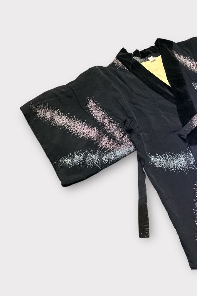 Japanese Brand YOHJI YAMAMOTO STYLE KIMΟΝΟ with flashing thread embroidery Size US M / EU 48-50 / 2 - 3 Thumbnail