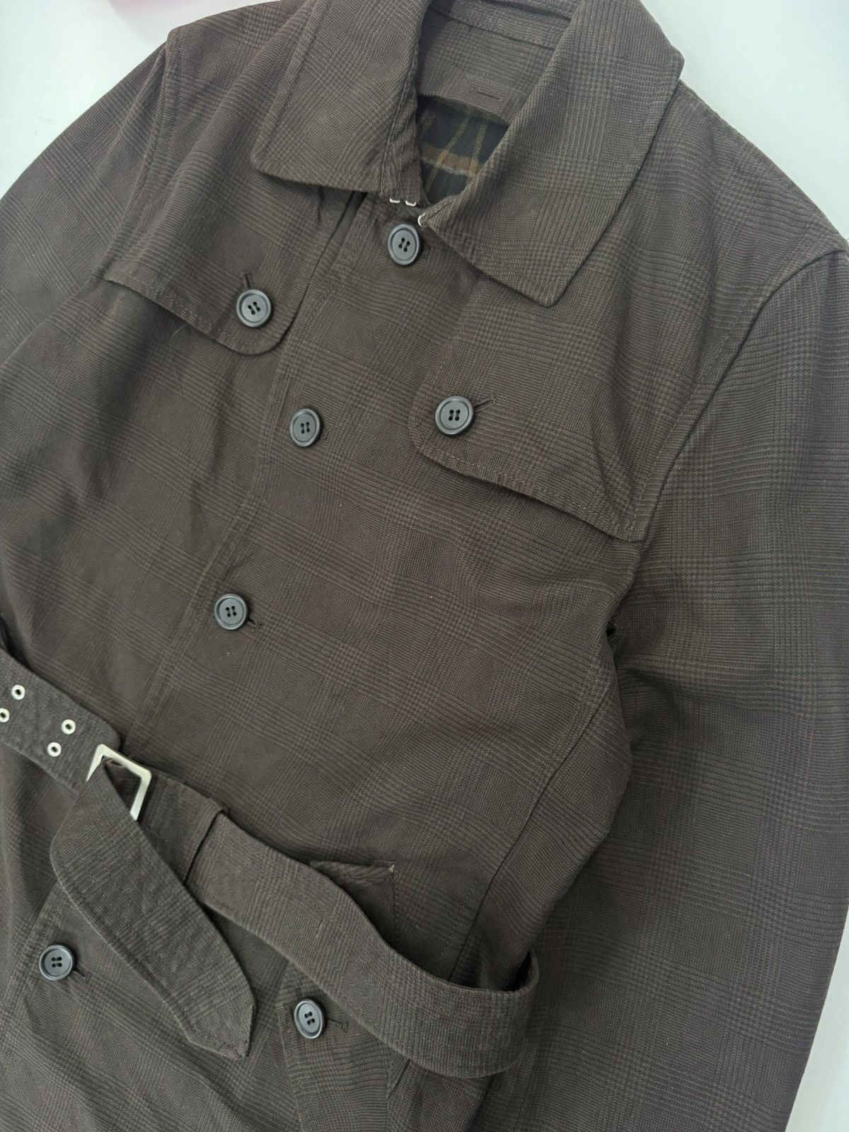 PPFM 🔥 PPFM Box Houndstooth Trench Coat Avant garde - L Size US M / EU 48-50 / 2 - 5 Thumbnail