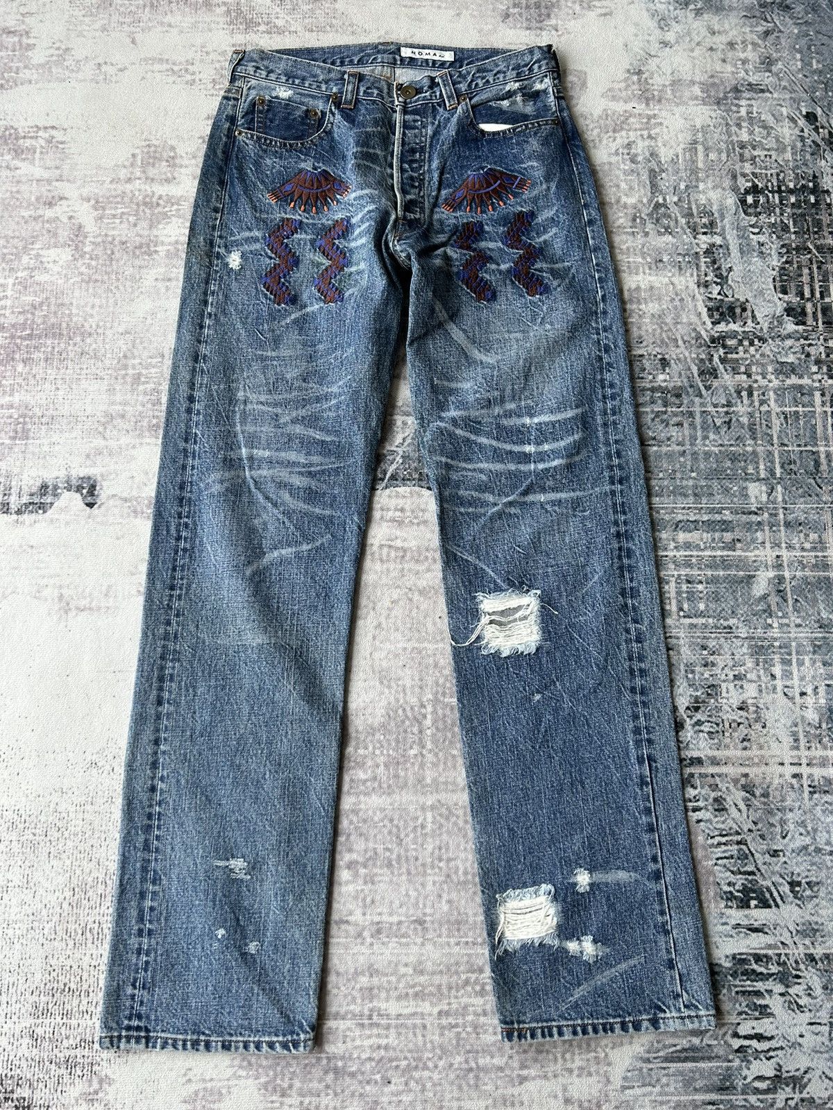 NOMA t.d × Stussy STUSY X NOMA T.D. JEANS | Grailed