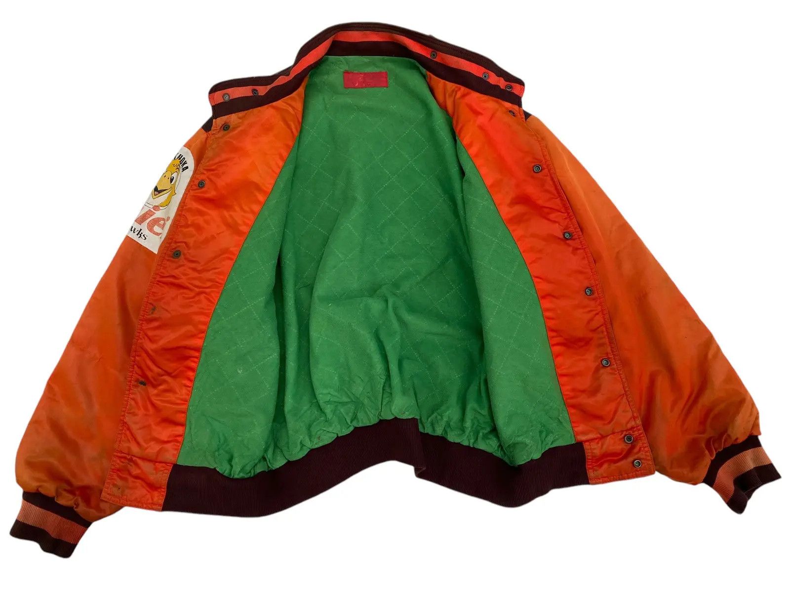 Vintage Vtg Jacket Bomber Daiei Hawks Size US L / EU 52-54 / 3 - 3 Thumbnail