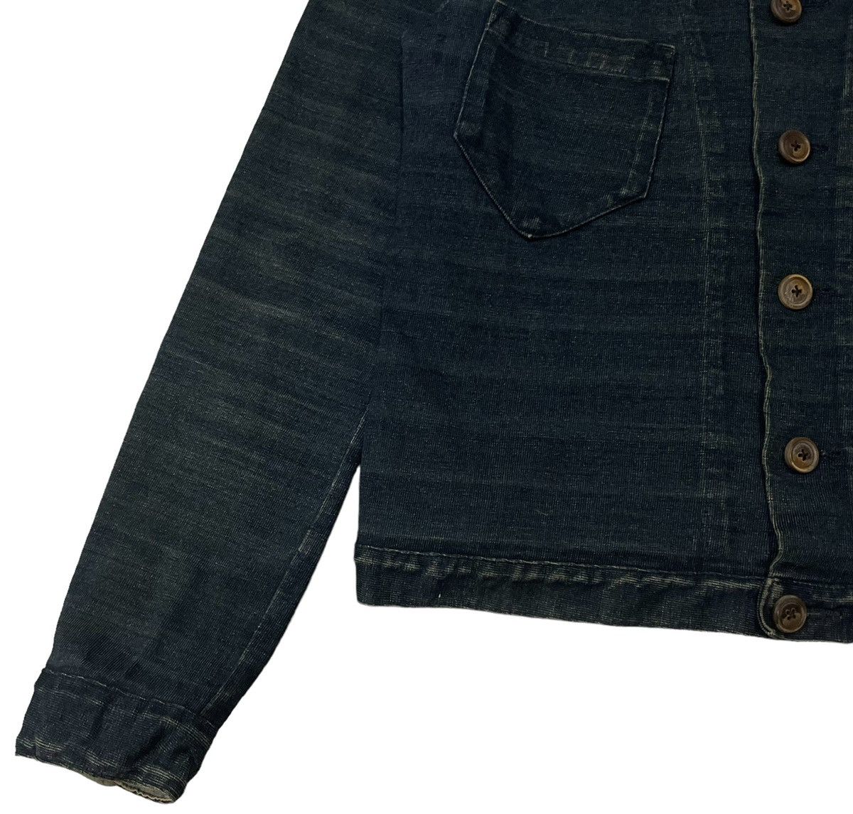 45rpm Vintage 45Rpm Double Pocket Indigo Denim Jacket Size S / US 4 / IT 40 - 4 Thumbnail