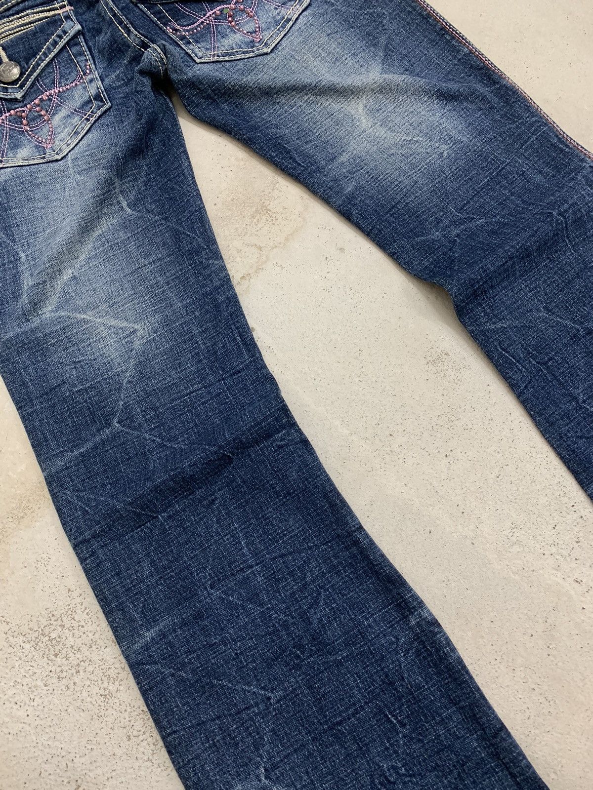 If Six Was Nine × Japanese Brand × Vintage Jessy Logan Vintage Assymetrical Comb Whisker Flare Size US 27 - 12 Thumbnail