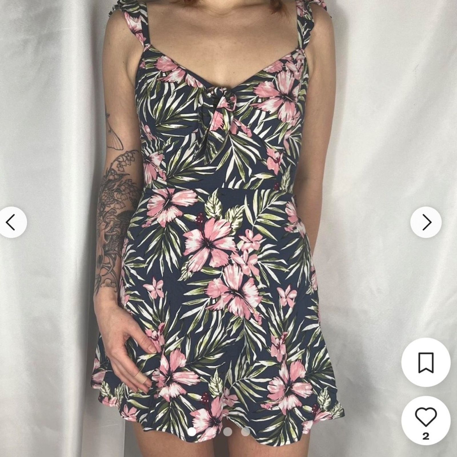 Aeropostale Aeropostale Floral Dress Size M / US 6-8 / IT 42-44 - 5 Thumbnail