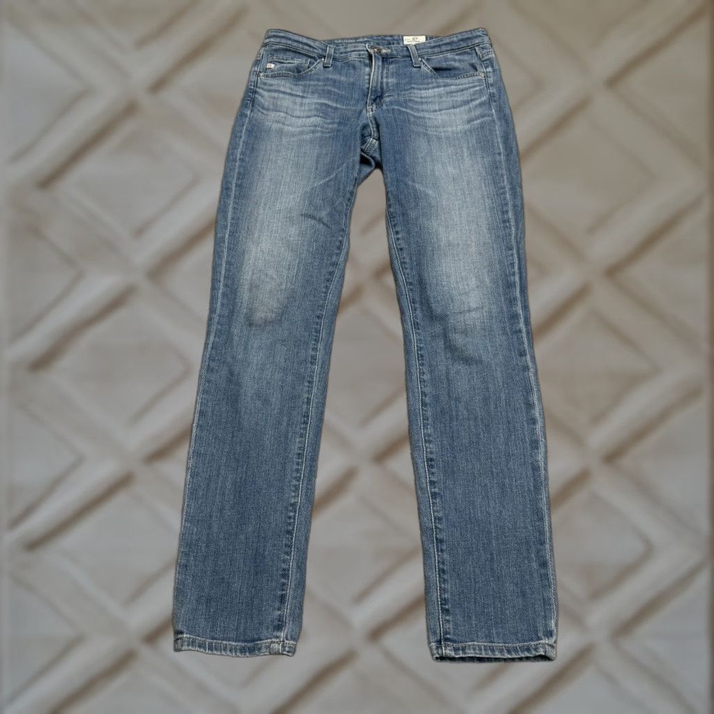 Denime VINTAGE not included; AG Adriano Goldschmied Legging Ankle Jeans Womens 26R Denim Skinny 5-Pocket Blue Medium Gilded City Streetwear Mens/Womens Size 26" / US 2 / IT 38 - 1 Thumbnail