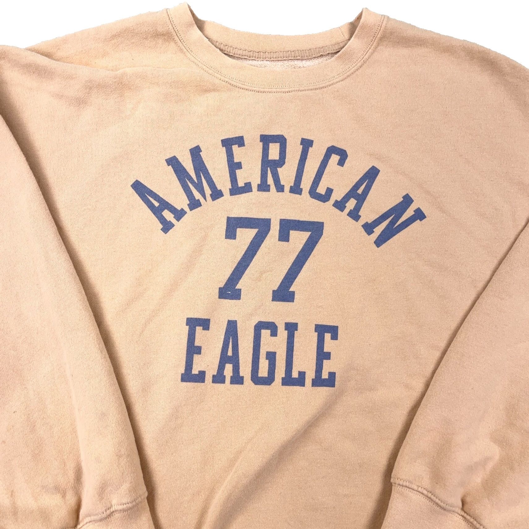American Eagle Outfitters VINTAGE American Eagle Sweatshirt Women Medium Orange Crewneck Loose Fit Retro Size M / US 6-8 / IT 42-44 - 2 Thumbnail