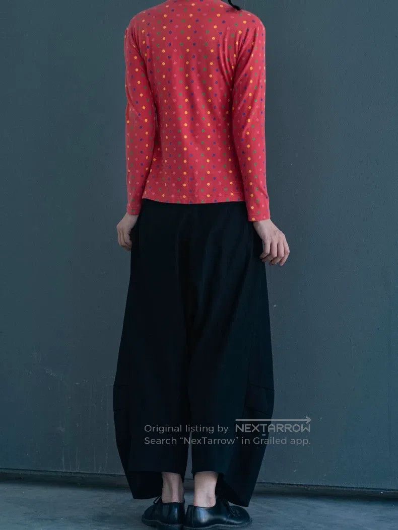 Kenzo Kenzo Coral pink polka dot stretch top Size M / US 6-8 / IT 42-44 - 2 Thumbnail