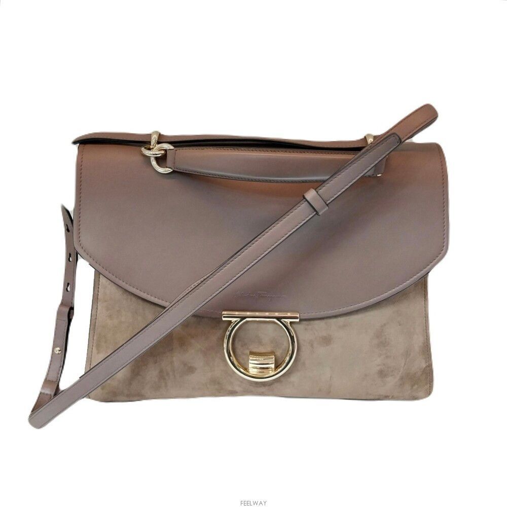 Salvatore Ferragamo Salvatore Ferragamo Gancini Top Handle Margo Tote Bag Should Size ONE SIZE - 1 Thumbnail