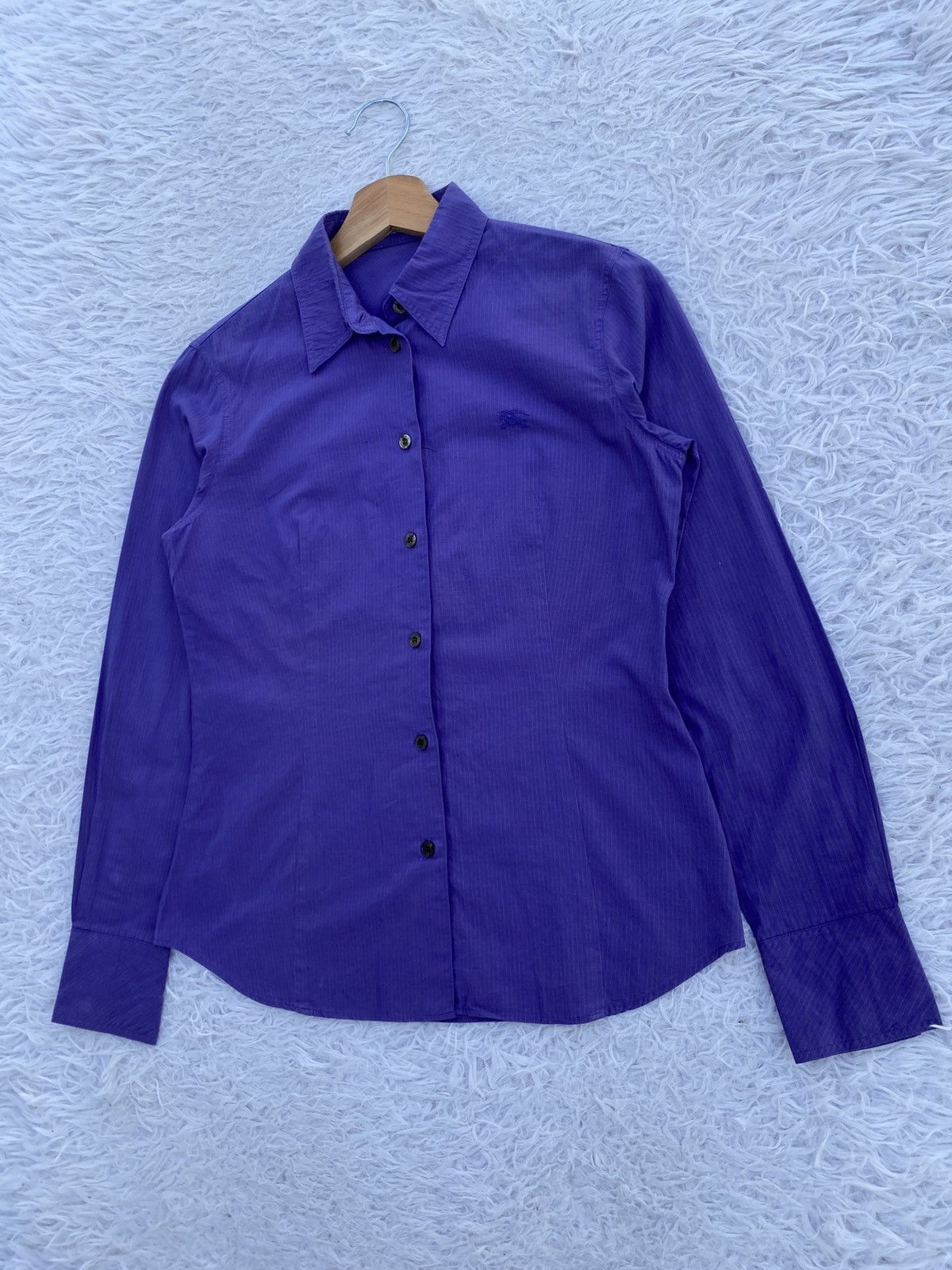 Burberry Rare Vintage 90s Burberry Blue Label Women Buttons Shirt Size XS / US 0-2 / IT 36-38 - 4 Thumbnail