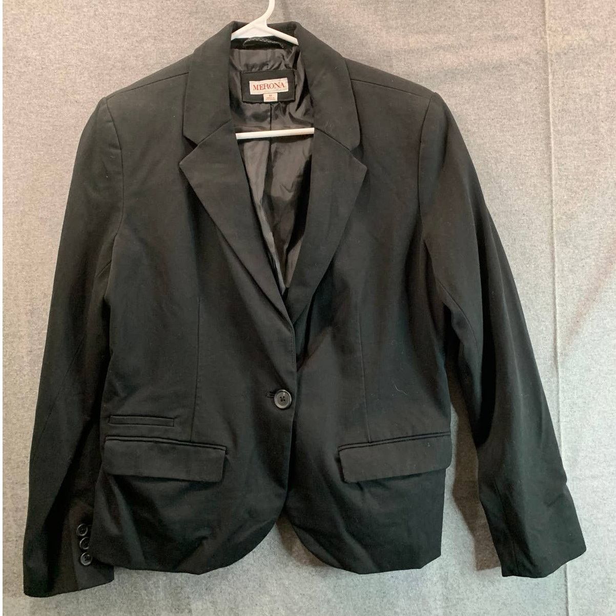 Merona Merona Suits Womens Size 12 Black Formal Top Blazer Size XL / US 12-14 / IT 48-50 - 1 Thumbnail