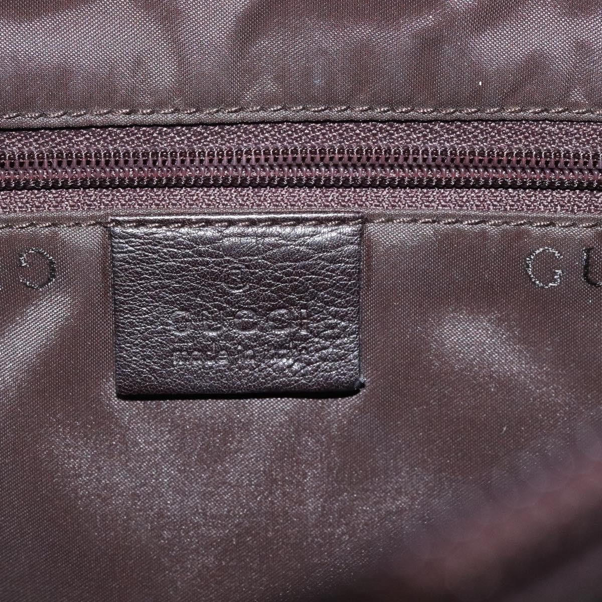Gucci GUCCI Shoulder Bag Leather Brown Silver 001 001 Size ONE SIZE - 16 Thumbnail