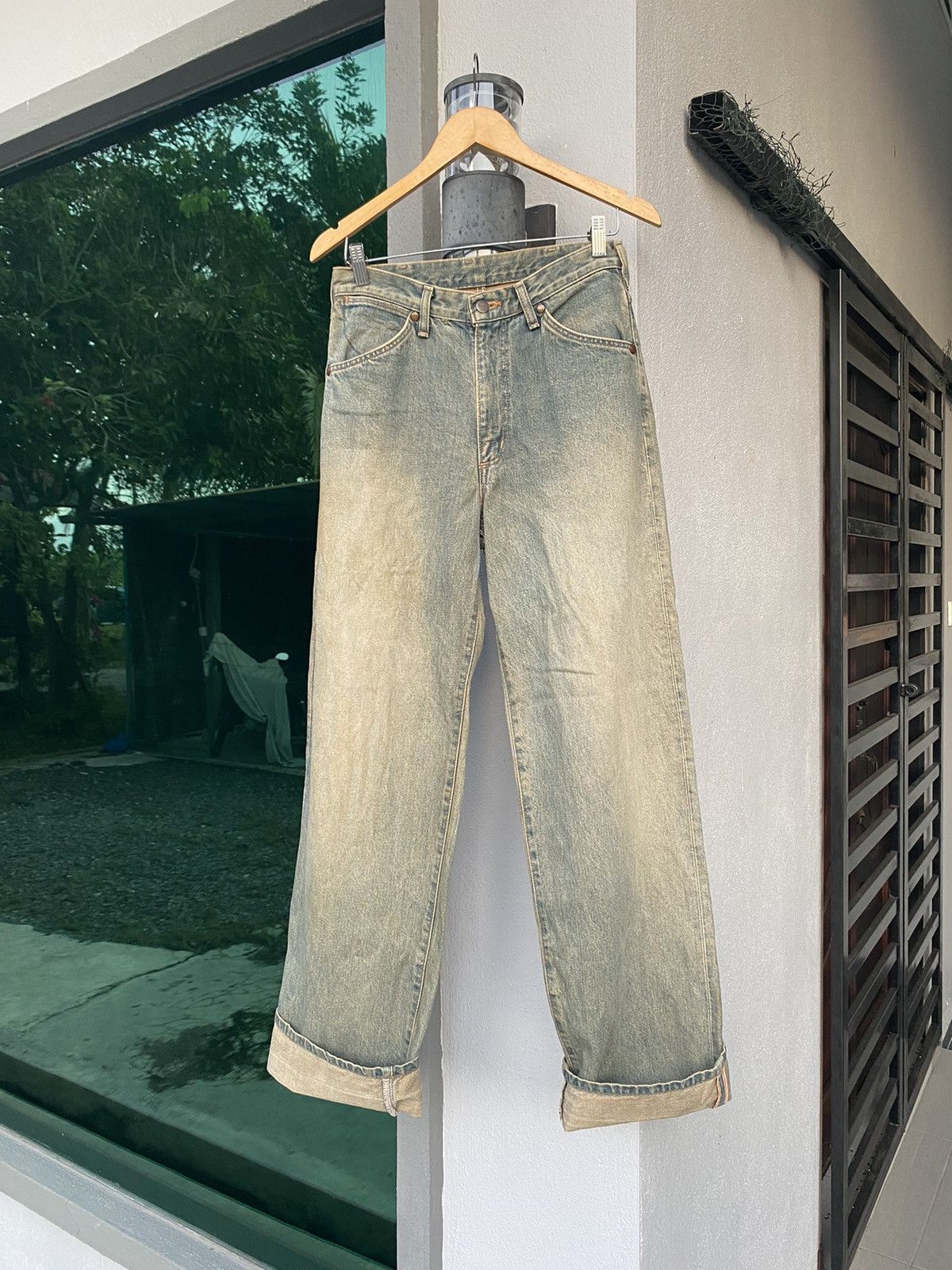 Vintage × Wrangler Vintage Wrangler Seasoned Selvedge Size US 29 - 5 Thumbnail