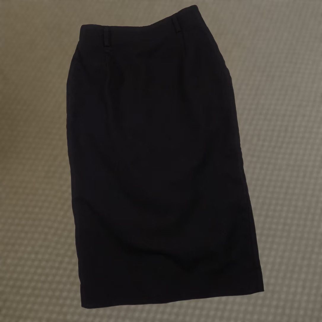 Talbots VINTAGE Talbots Skirt Womens 4P Black Wool Pencil Lined Career Made USA 90s Size 27" / US 4 / IT 40 - 1 Thumbnail