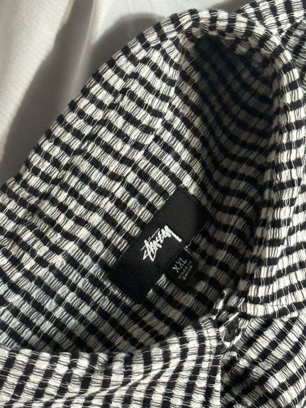 Stussy Wrinkly Gingham SS Shirt Size US XL / EU 56 / 4 - 4 Thumbnail