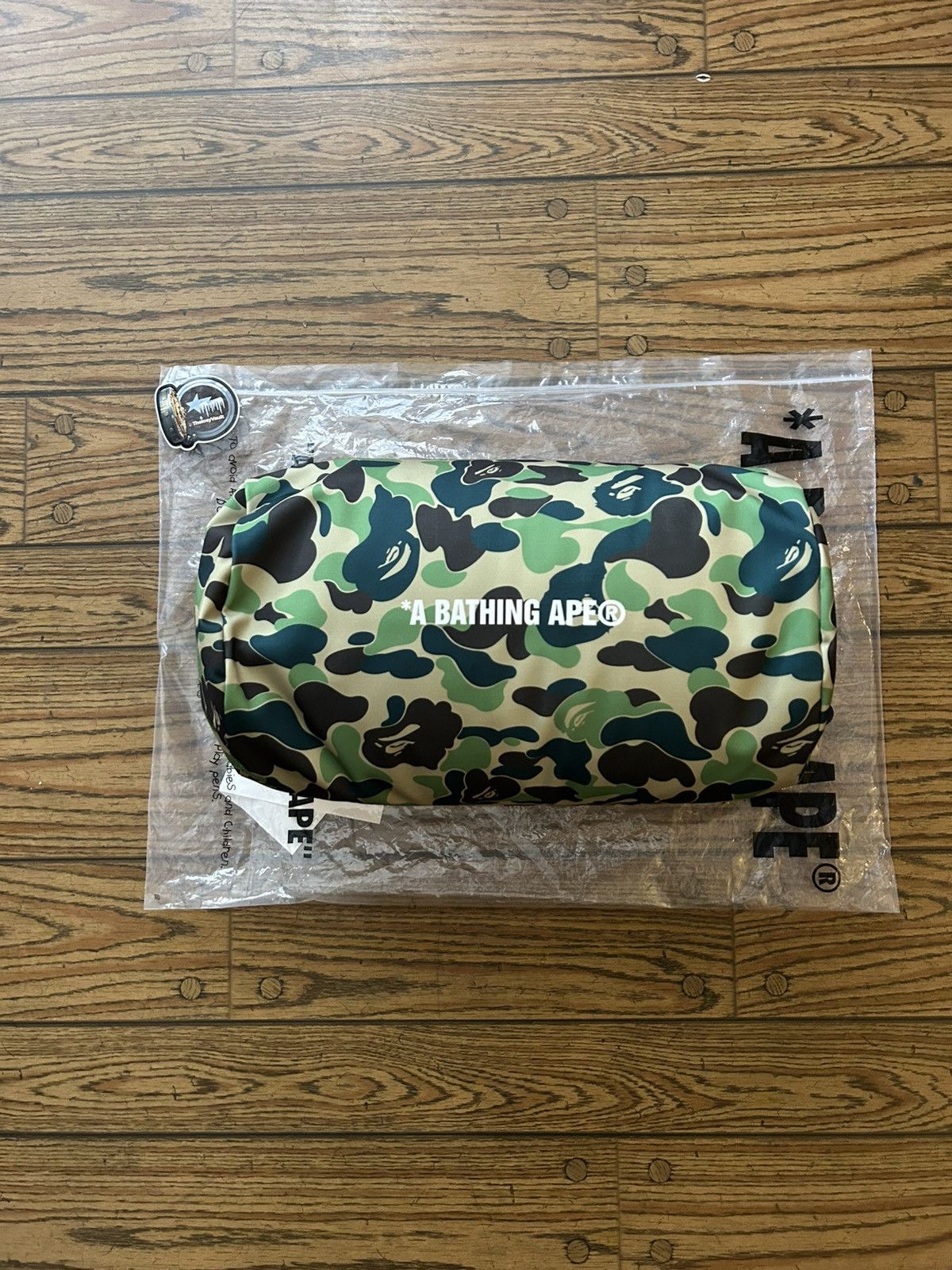 Bape Bape Green ABC Camo Bean Bag Pillow Size ONE SIZE - 1 Thumbnail