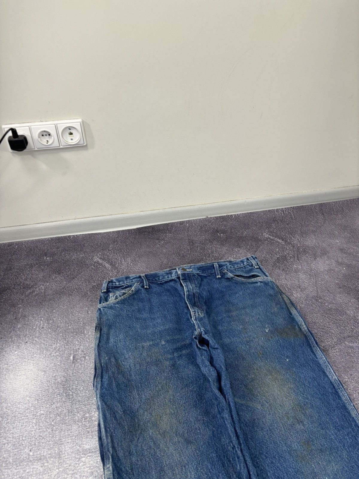 Dickies Vintage Dickies Workwear American Utility Denim Baggy Jeans Size US 38 / EU 54 - 10 Thumbnail