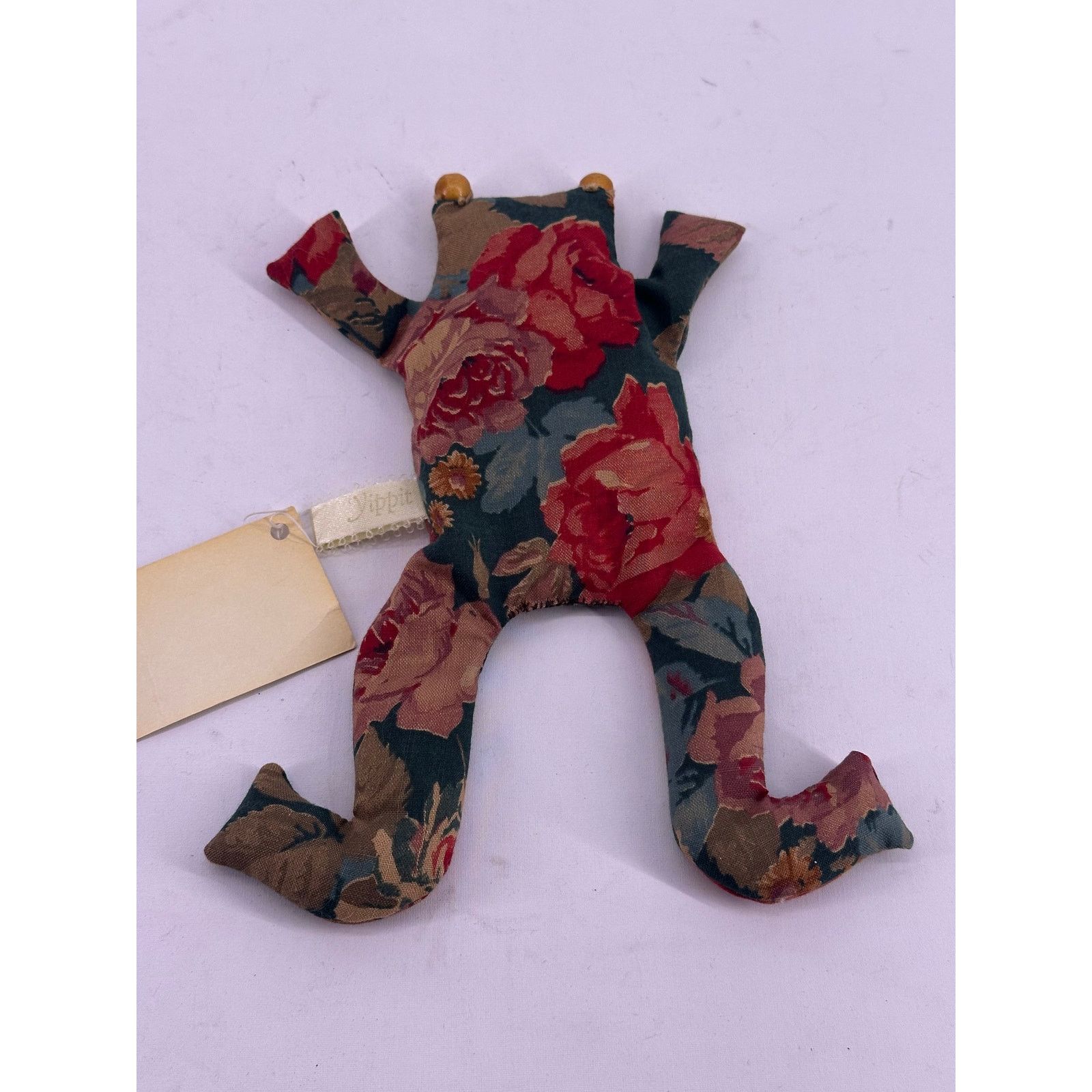 & Other Stories Vintage Ralph Yippet Bean Bag Pink Floral Frog Size ONE SIZE - 5 Thumbnail