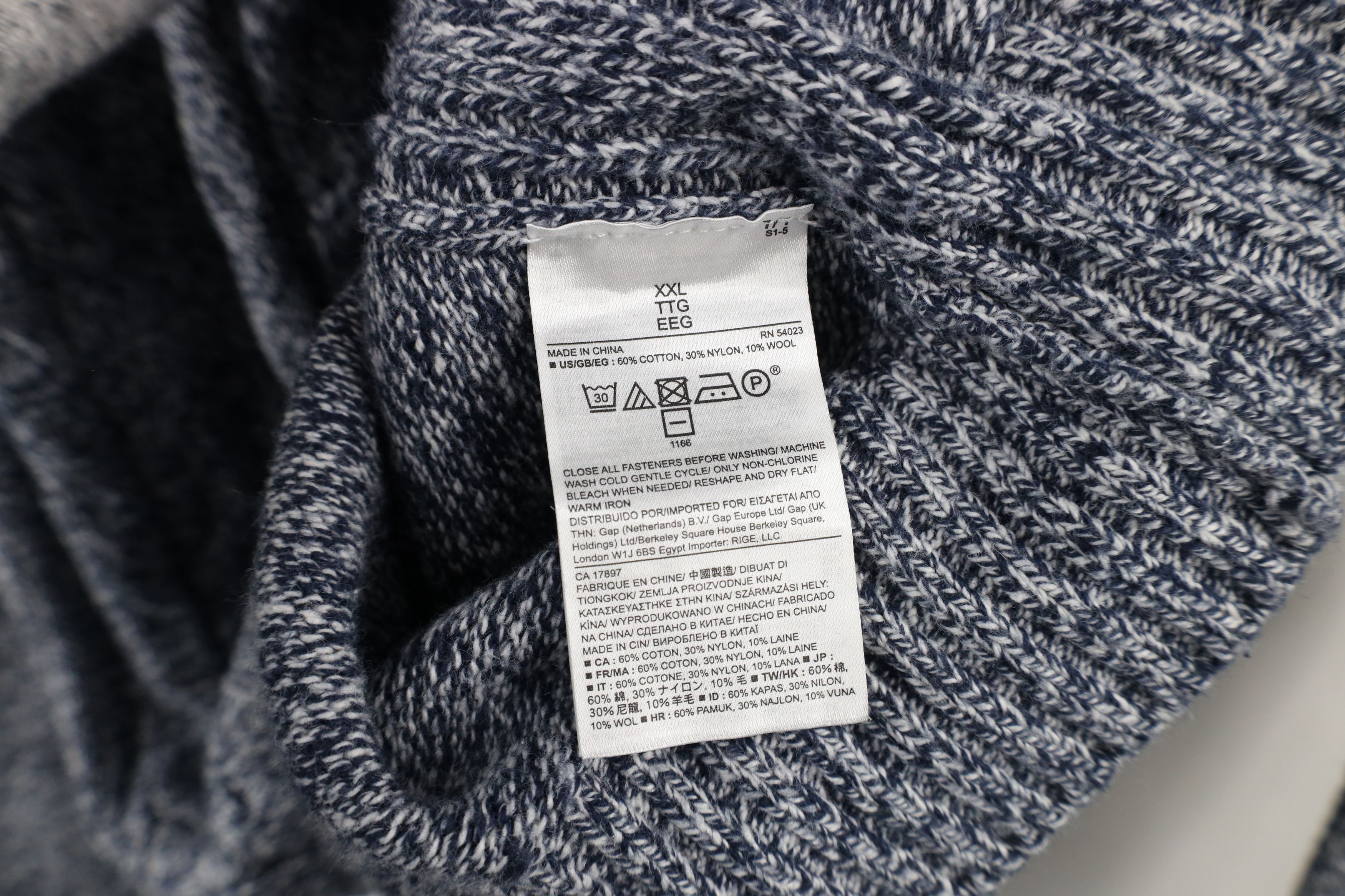 Banana Republic × Vintage Banana Republic Chunky Cable Knit Shawl Cardigan Sweater Size US XXL / EU 58 / 5 - 6 Thumbnail