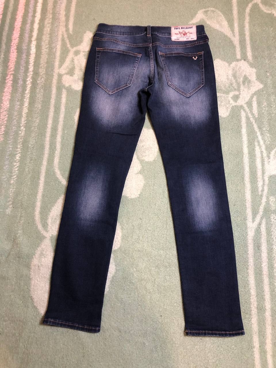 True Religion True Religion Rocco Relaxed Skinny Jeans Dark Wash Mens Size US 30 / EU 46 - 6 Thumbnail