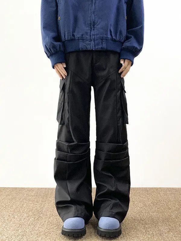 Japanese Brand Retro loose straight leg micro flared jeans Size US 32 / EU 48 - 2 Thumbnail