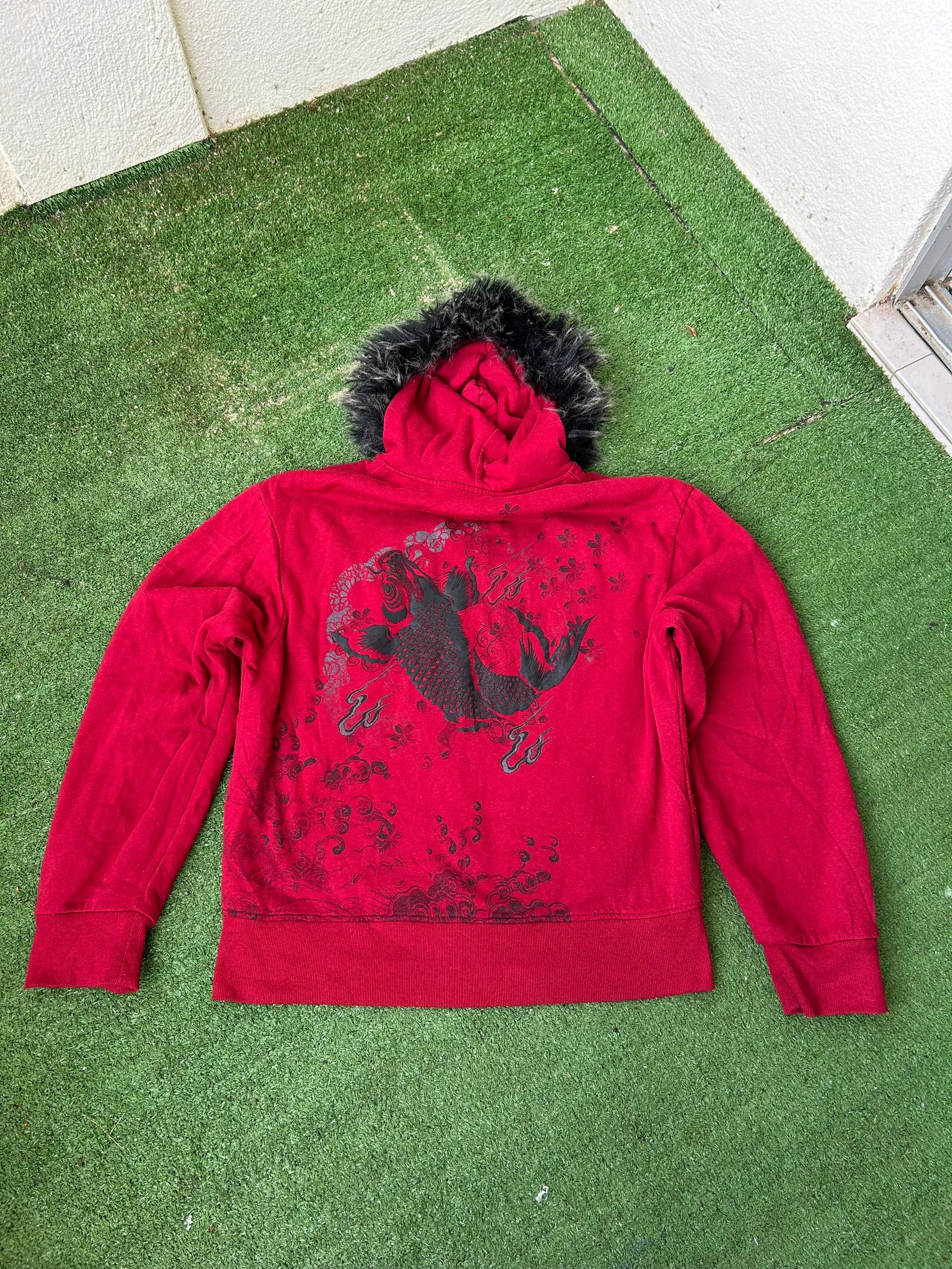 Japanese Brand Japanese Brand Bullet Noise Koi Fur Jackets Size US XL / EU 56 / 4 - 3 Thumbnail