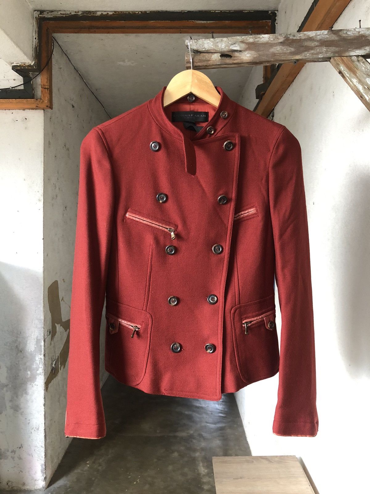 Donna Karan Rare❗️Donna Karan New York Jacket With Fur Size S / US 4 / IT 40 - 4 Thumbnail