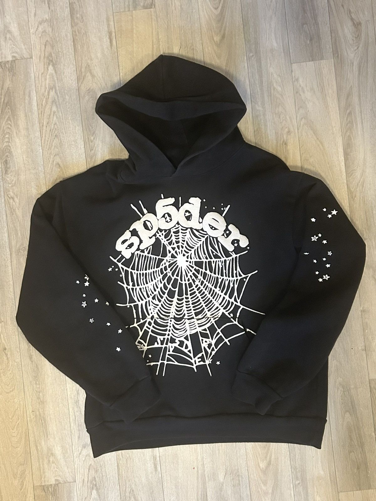 Sp5der Sp5der OG Black Web Hoodie Size US L / EU 52-54 / 3 - 1 Thumbnail