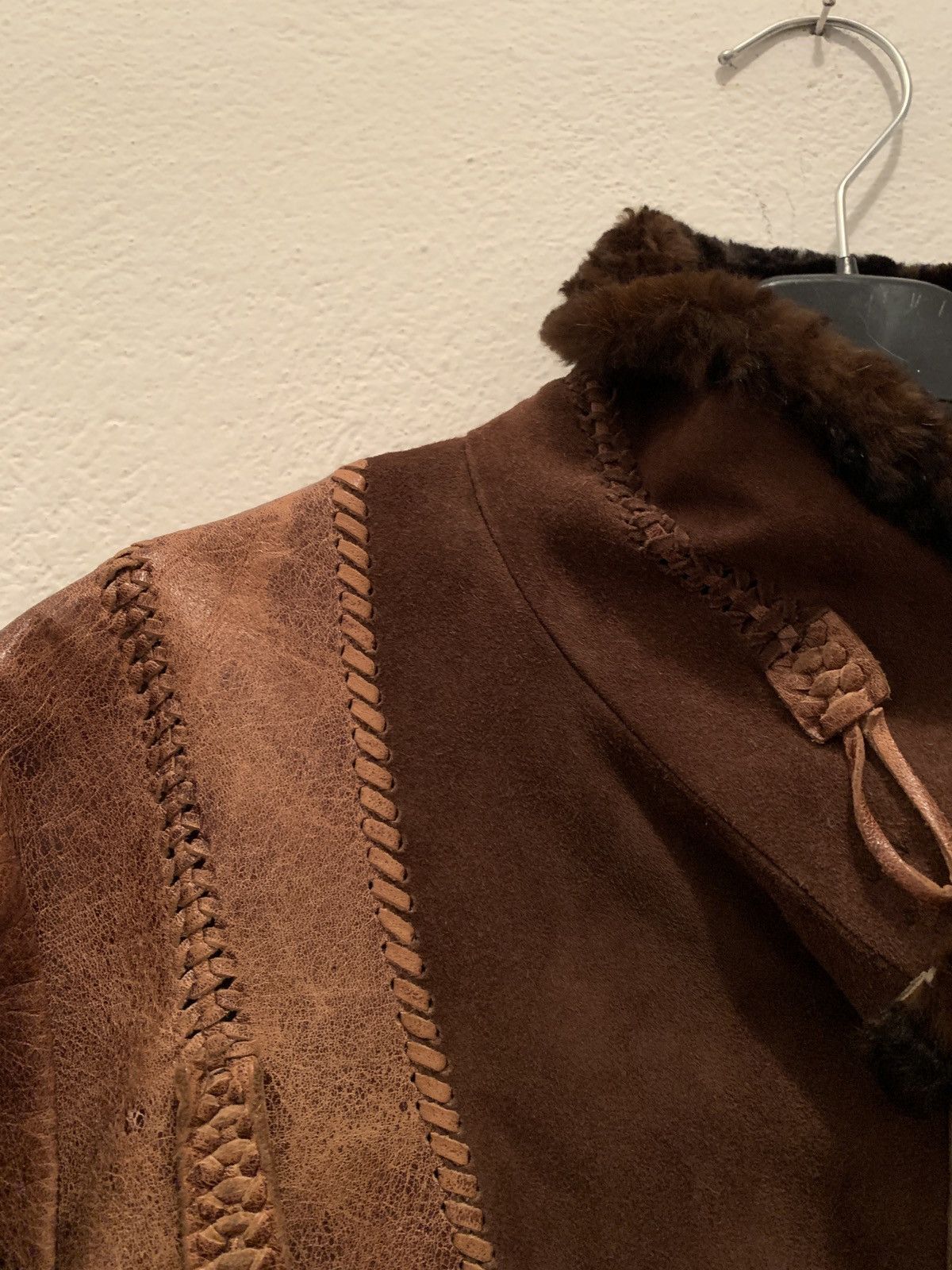 Ruffo Research Ruffo research x af vandervorst leather fur jacket Size S / US 4 / IT 40 - 3 Thumbnail