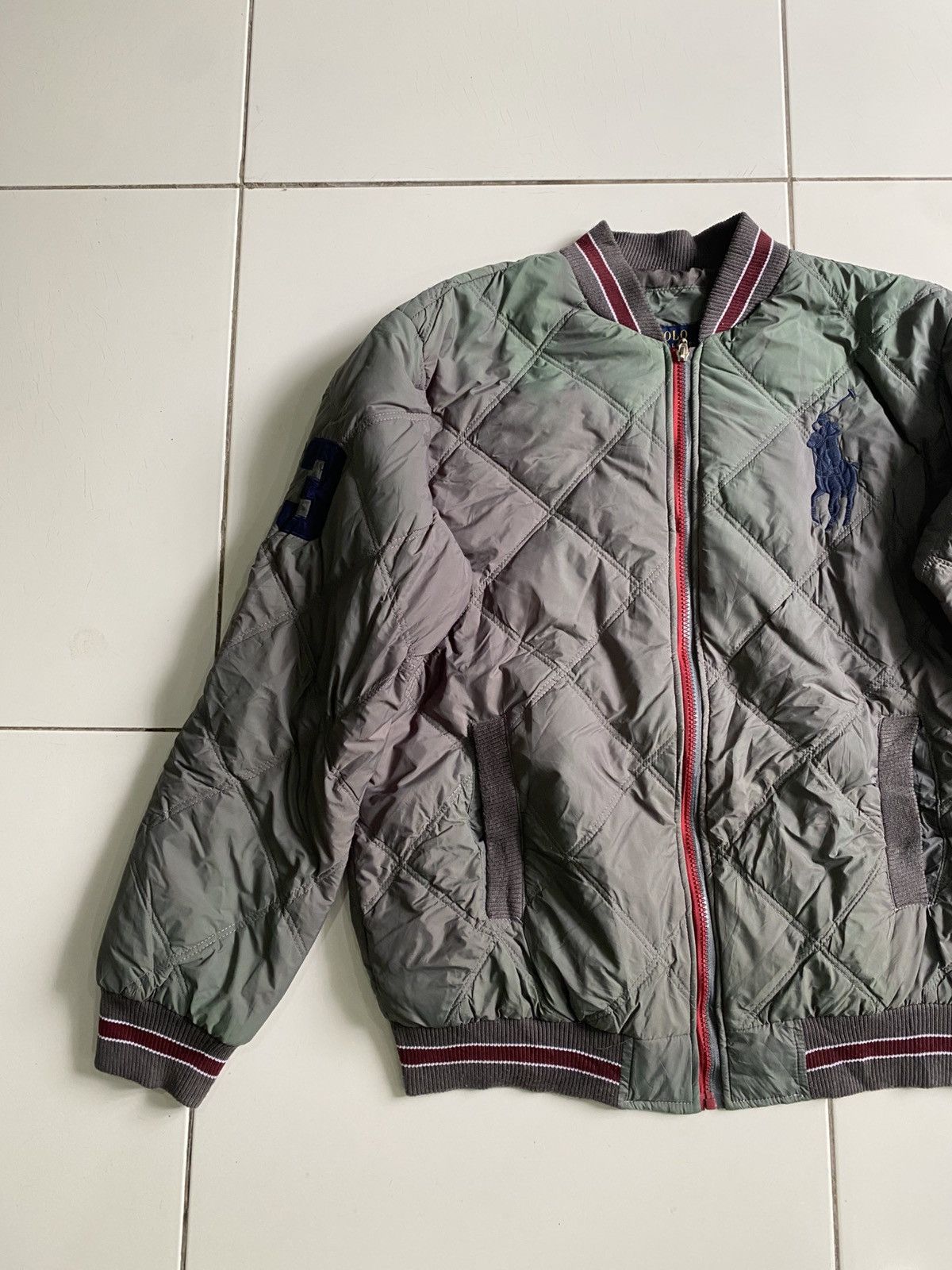 Polo Ralph Lauren Polo Ralph Lauren Quilte sun FADED bomber jackets Size US XL / EU 56 / 4 - 2 Thumbnail