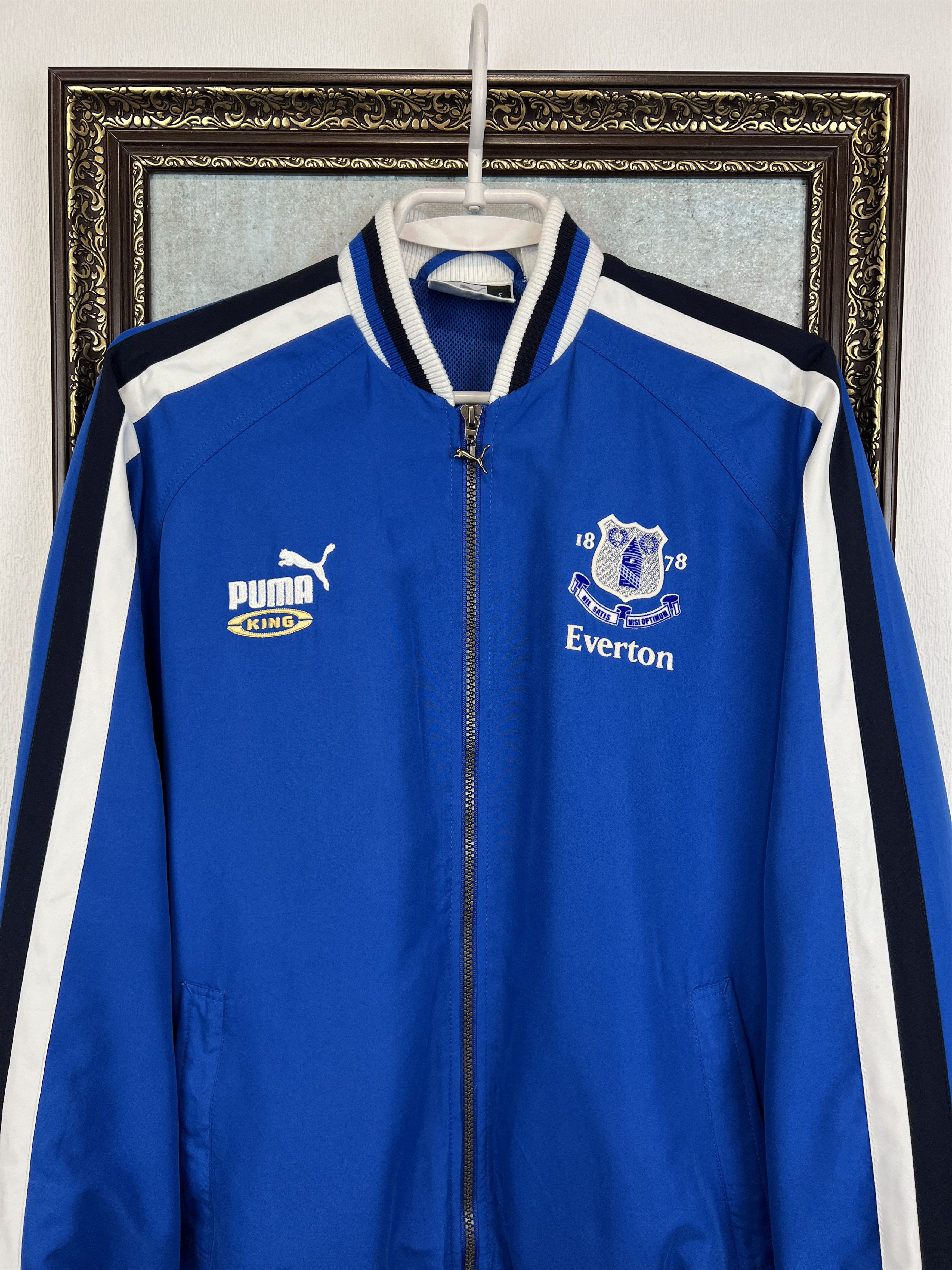 Puma Vintage 2000's Puma Everton Football Track Top Soccer Jacket Size US S / EU 44-46 / 1 - 2 Thumbnail