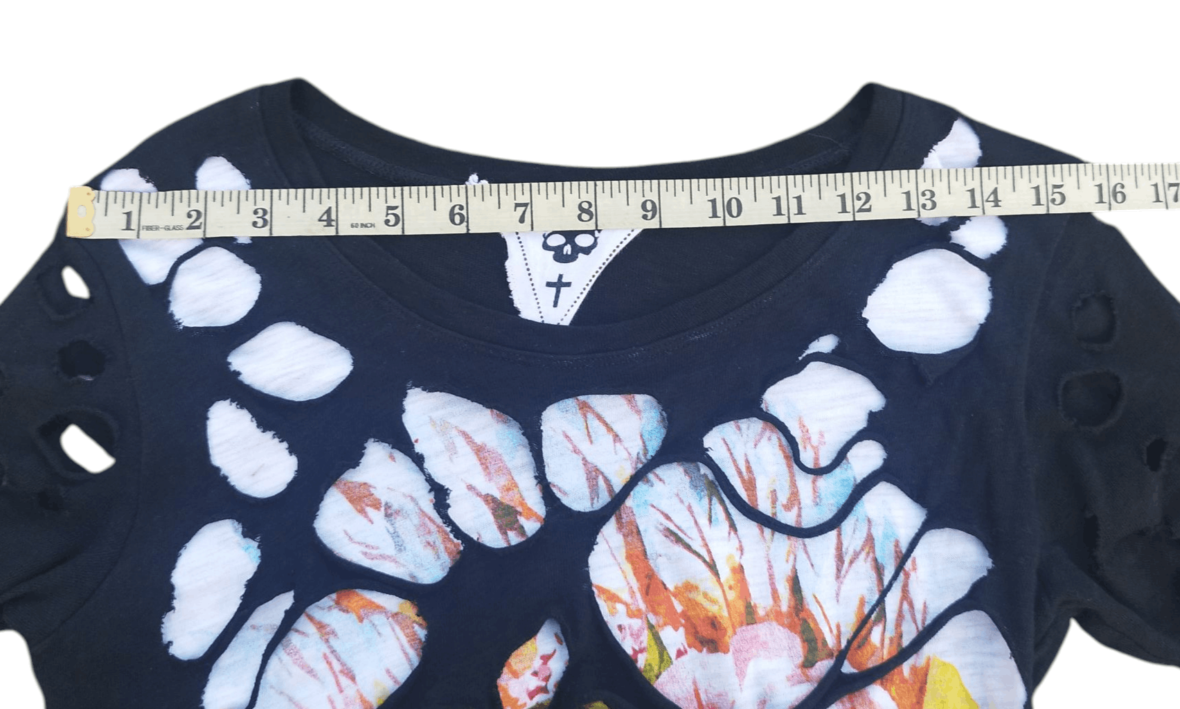 The Unbranded Brand Distroyed skull t-shirt Size M / US 6-8 / IT 42-44 - 7 Thumbnail