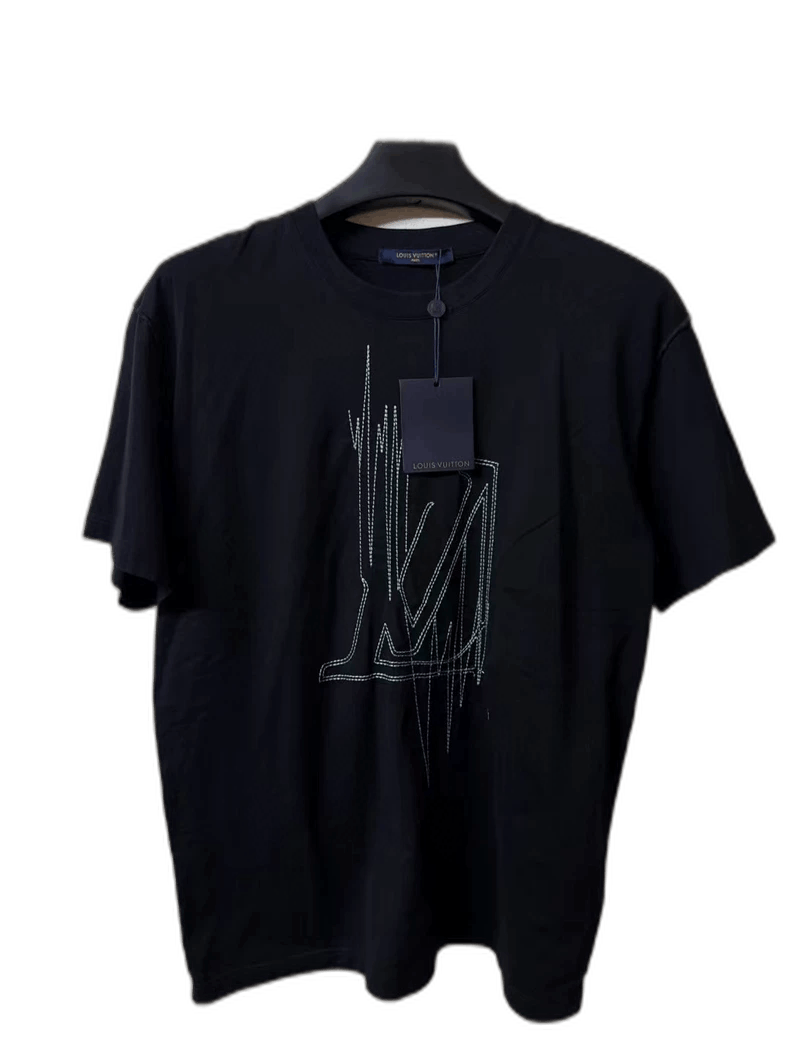 Louis Vuitton Louis Vuitton Black Short Sleeve T-Shirt Size US M / EU 48-50 / 2 - 1 Thumbnail