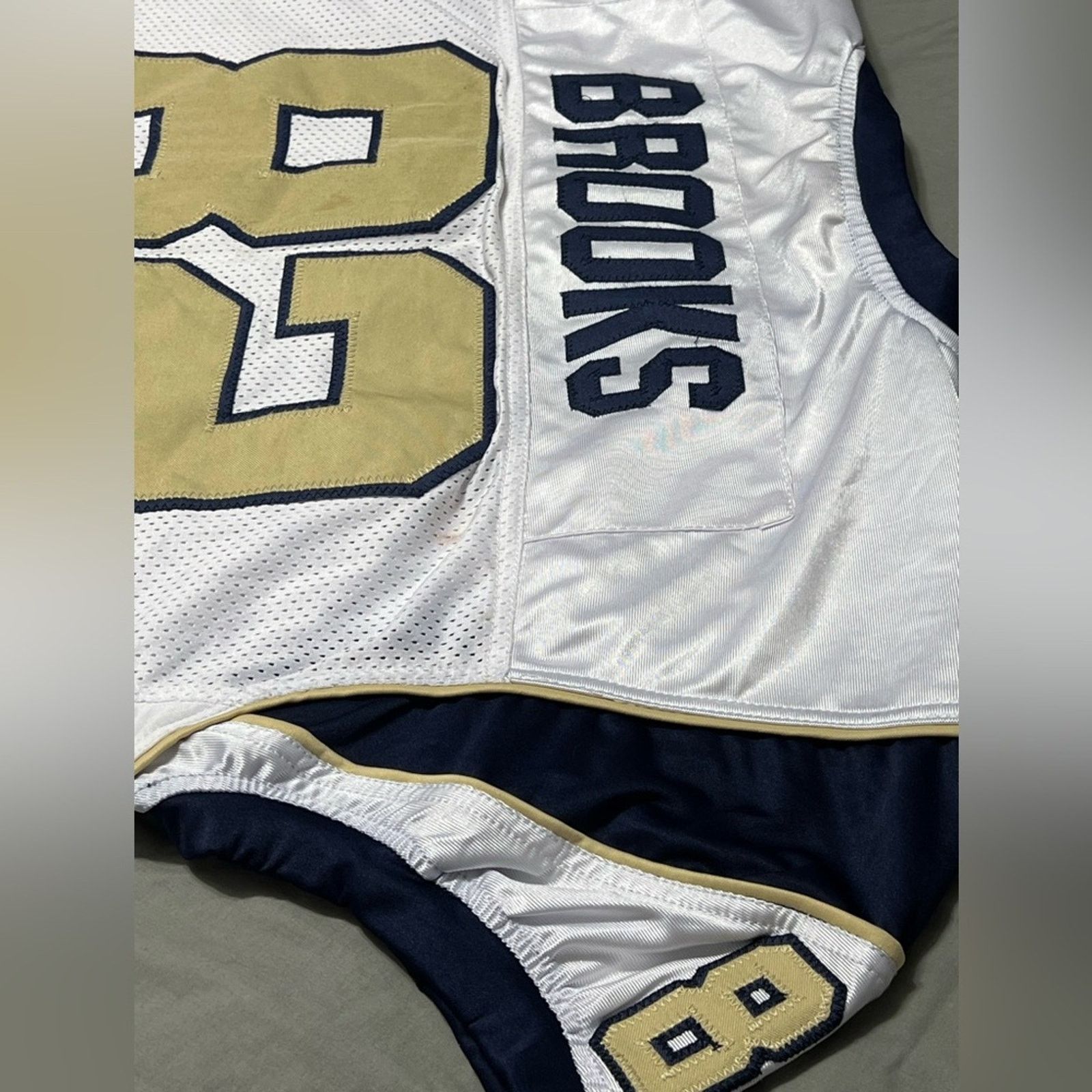 NFL USFA SEMI-PRO FOOTBALL GAME USED JERSEY #82 BROOKS 1/1 SZ XL Size US XL / EU 56 / 4 - 7 Thumbnail