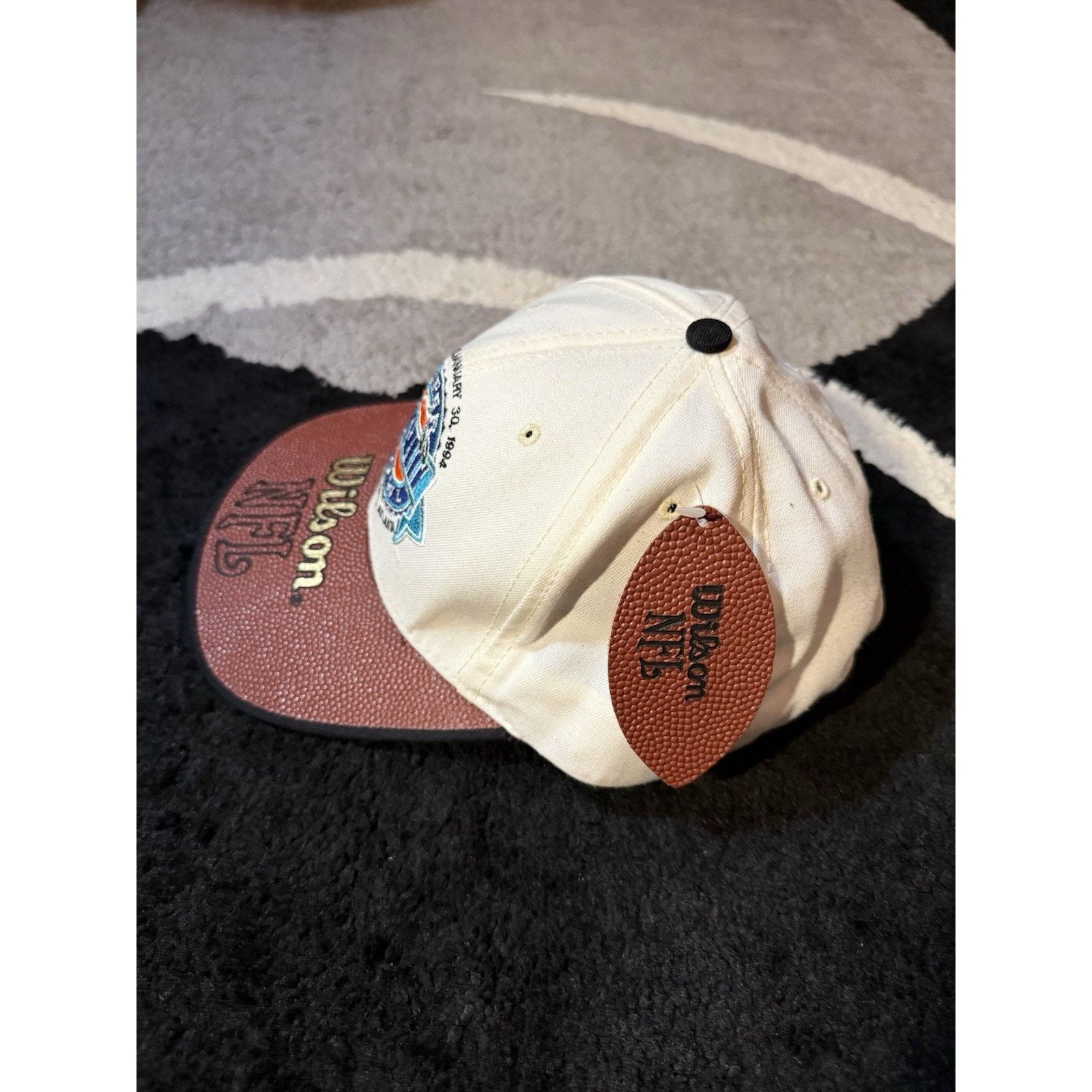 NFL Vintage 1994 Super Bowl XXVIII Wilson NFL Hat Leather Brim Size ONE SIZE - 2 Thumbnail