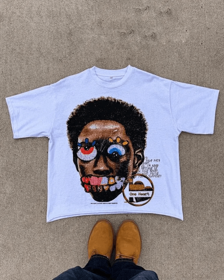 Japanese Brand Street Personality Cartoon Tshirt Size US L / EU 52-54 / 3 - 1 Thumbnail