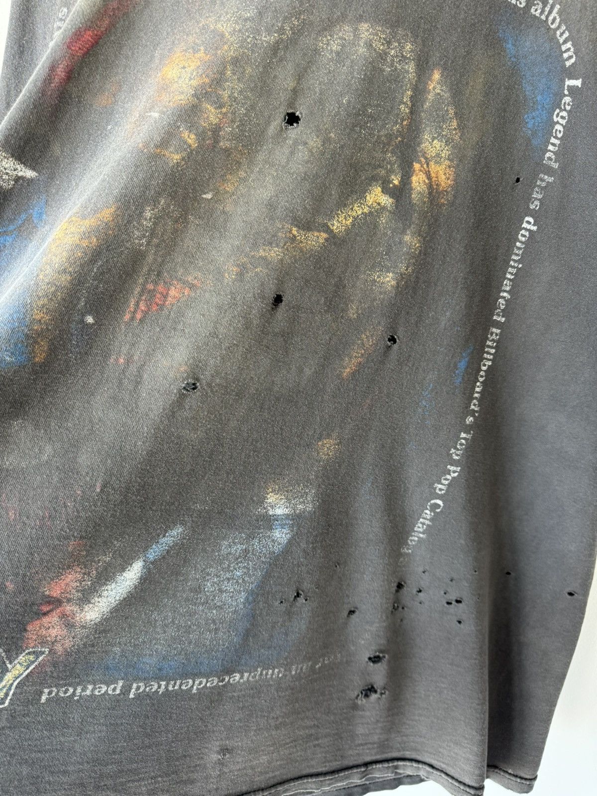 Vintage VINTAGE 90s BOB MARLEY T SHIRT FADED THRASHED OVERSIZED THIN Size US XL / EU 56 / 4 - 5 Thumbnail