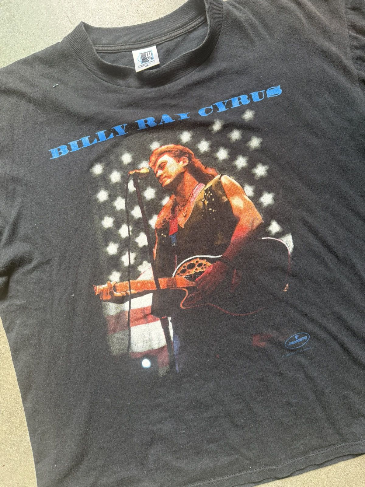 Vintage VINTAGE 1993 Billy Ray Cyrus Tour T-shirt Size US M / EU 48-50 / 2 - 2 Thumbnail