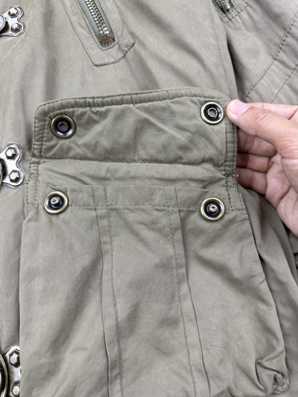 If Six Was Nine Japanese Designer like L.G.B. Fur Raccoon Jacket Size US S / EU 44-46 / 1 - 12 Thumbnail