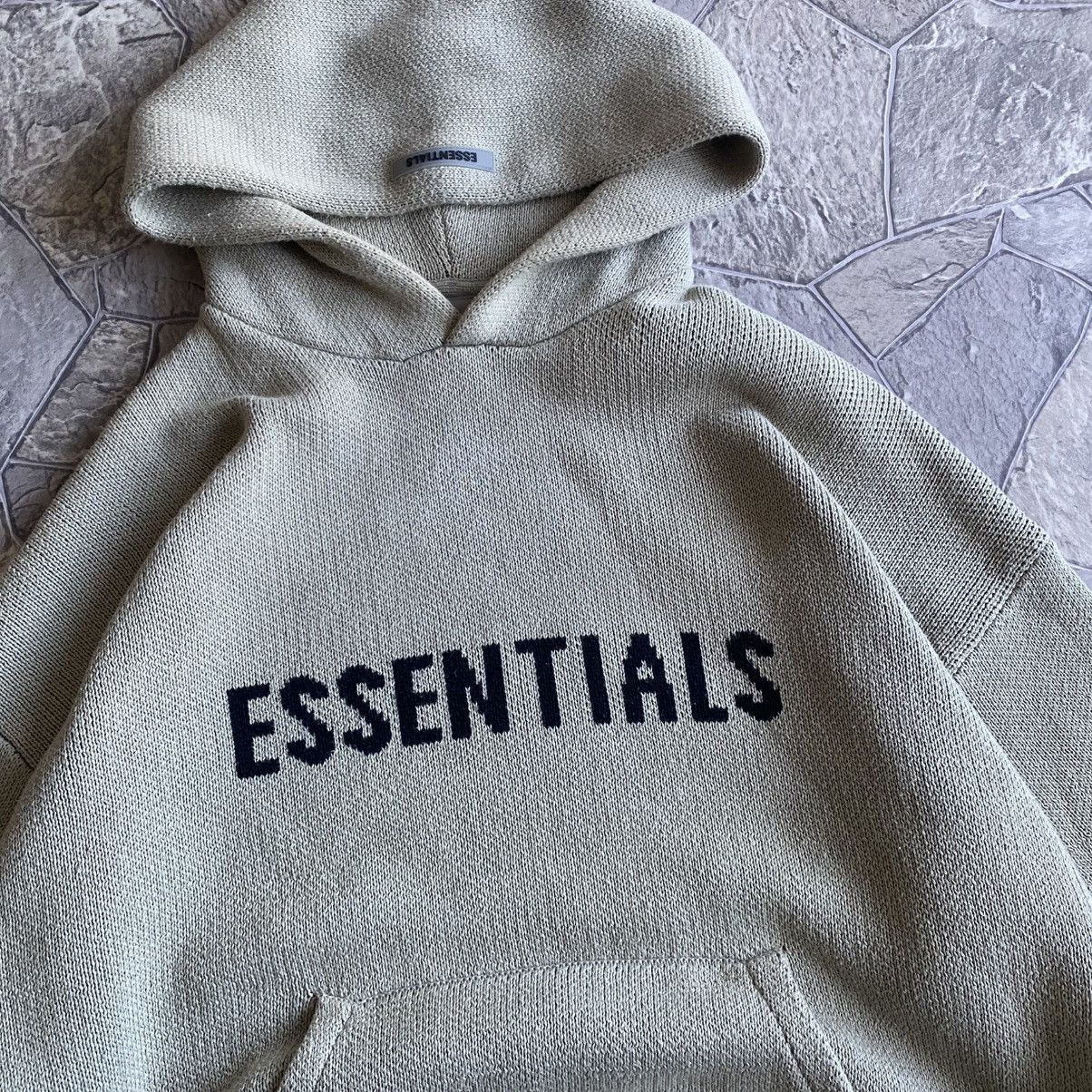Fear of God Fear Of Good Essentials Knit Hoodie Size US L / EU 52-54 / 3 - 3 Thumbnail