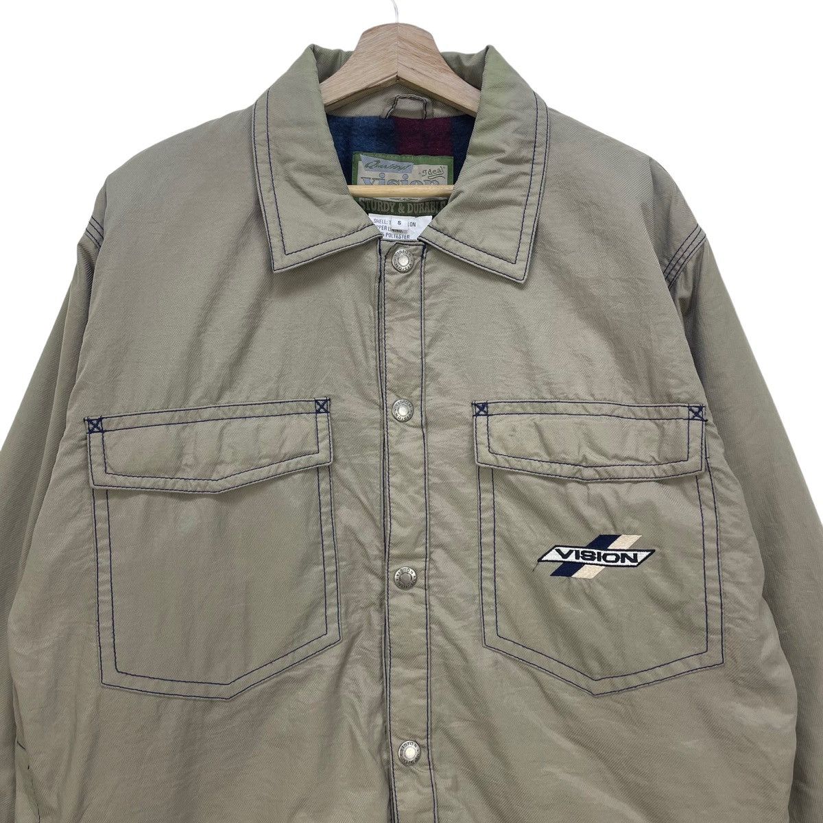 Vintage Vision Streetwear Double Pocket Jacket Size US M / EU 48-50 / 2 - 4 Thumbnail
